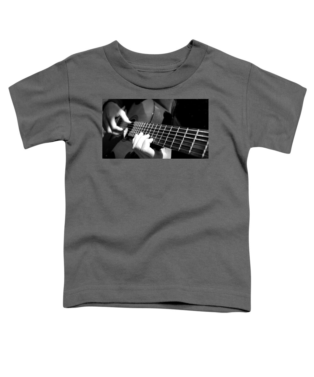 Guitar Toddler T-Shirt featuring the photograph Guitar #4 by Mariel Mcmeeking