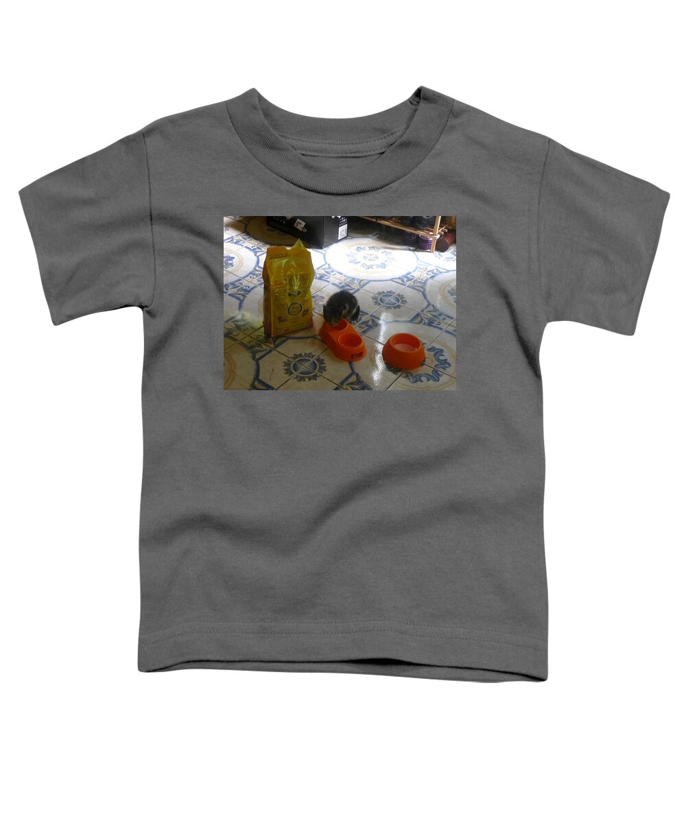 Cat Toddler T-Shirt featuring the photograph Cat #40 by Mariel Mcmeeking