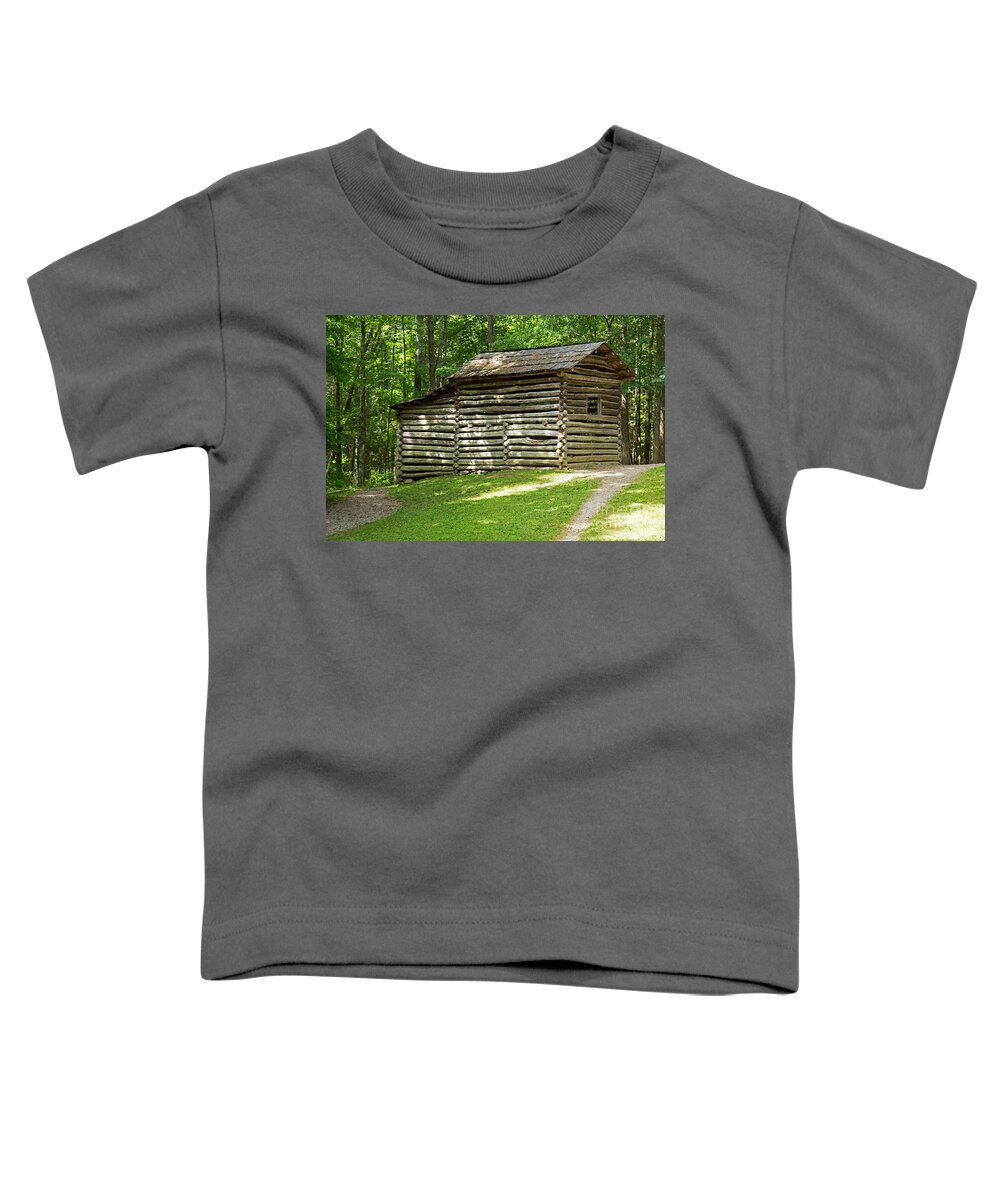 Cades Cove Toddler T-Shirt featuring the photograph Elijah Oliver Place #5 by Fred Stearns