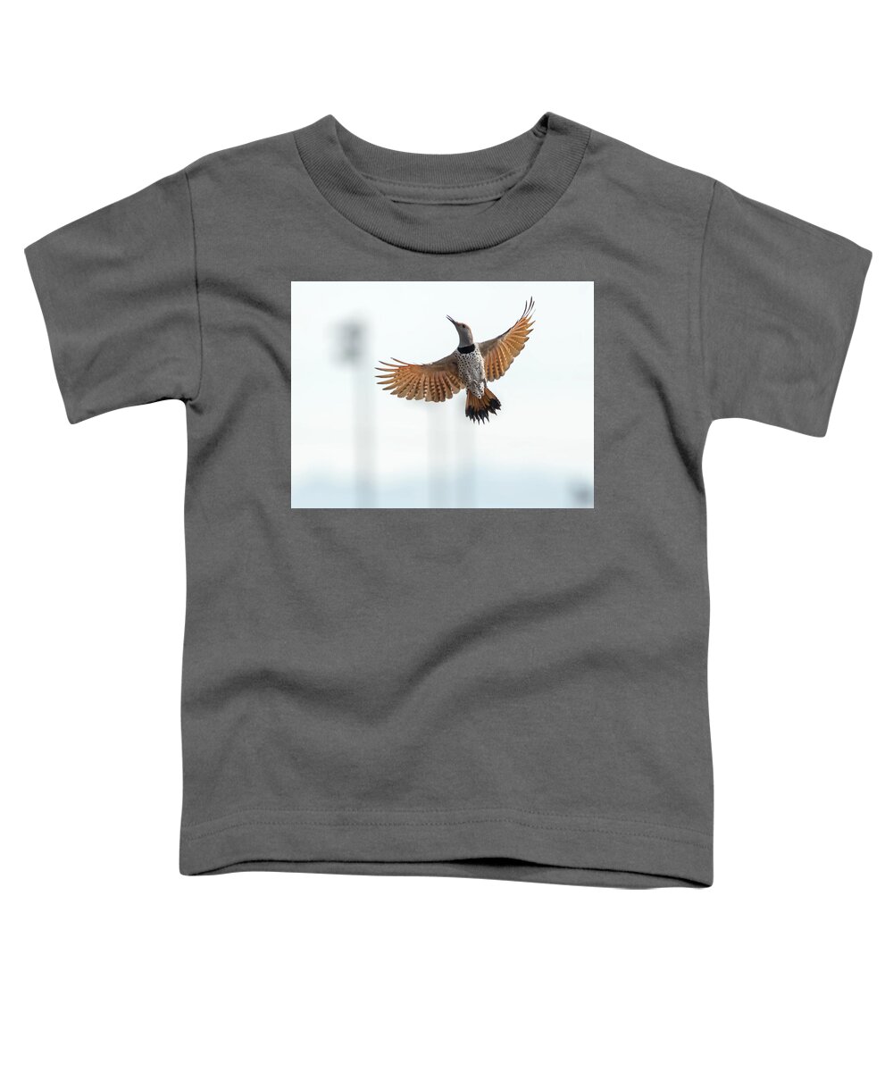 Gilded Toddler T-Shirt featuring the photograph Gilded Flicker by Tam Ryan