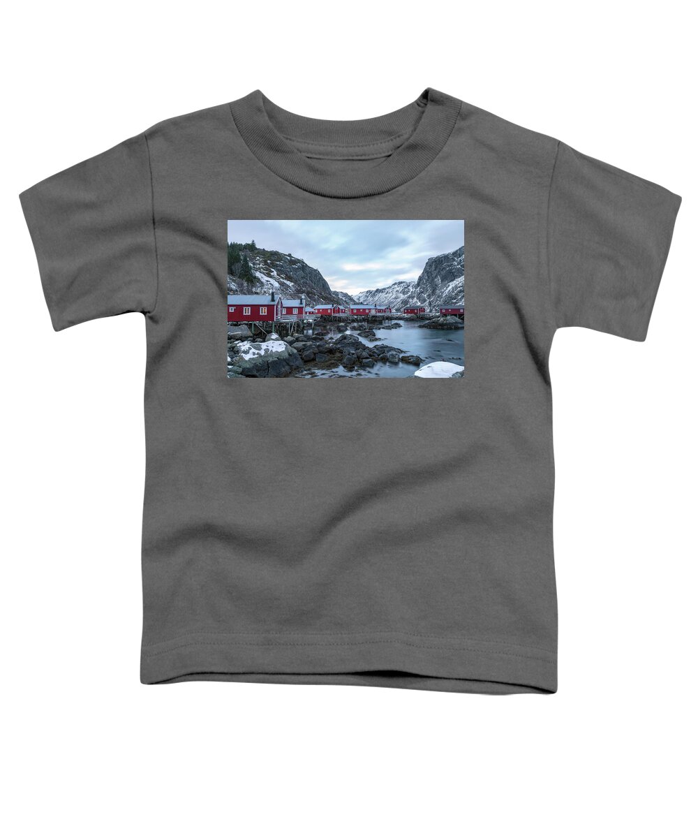 Nusfjord Toddler T-Shirt featuring the photograph Nusfjord, Lofoten - Norway #5 by Joana Kruse