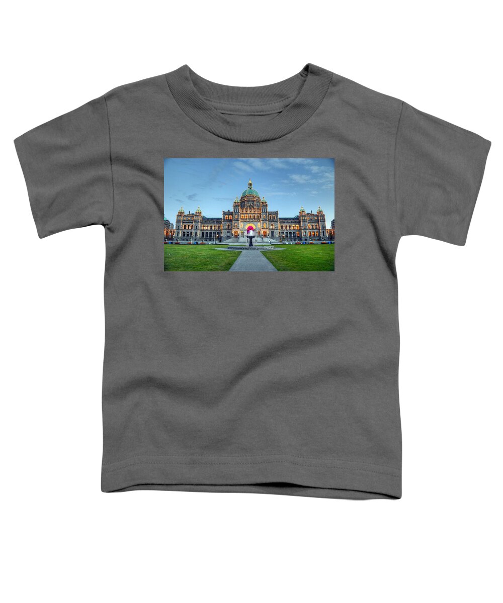 Victoria British Columbia Canada Toddler T-Shirt featuring the photograph Victoria British Columbia Canada #50 by Paul James Bannerman