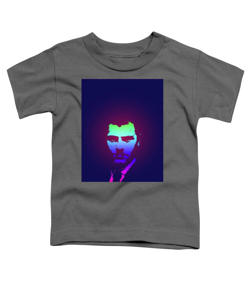 Man Toddler T-Shirt featuring the painting Portrait of a Young Man #6 by Celestial Images
