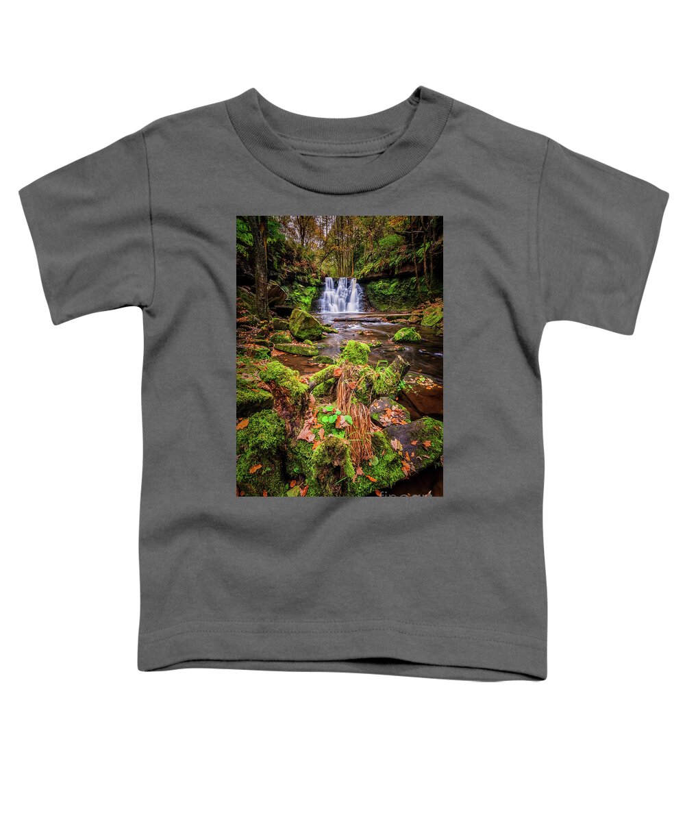 Waterfall Toddler T-Shirt featuring the photograph Goit Stock Waterfall #20 by Mariusz Talarek