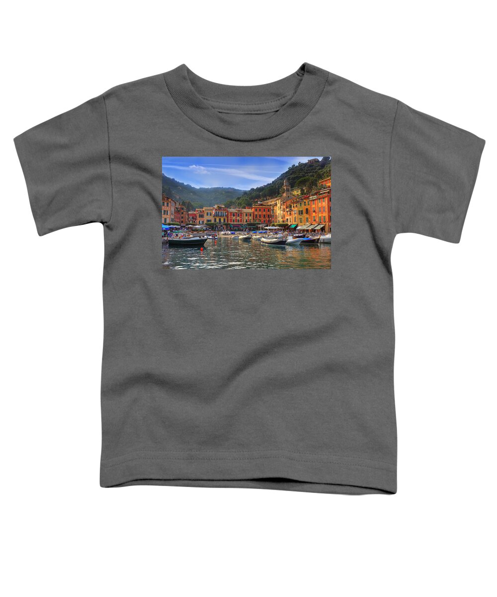 Portofino Toddler T-Shirt featuring the photograph Portofino #7 by Joana Kruse