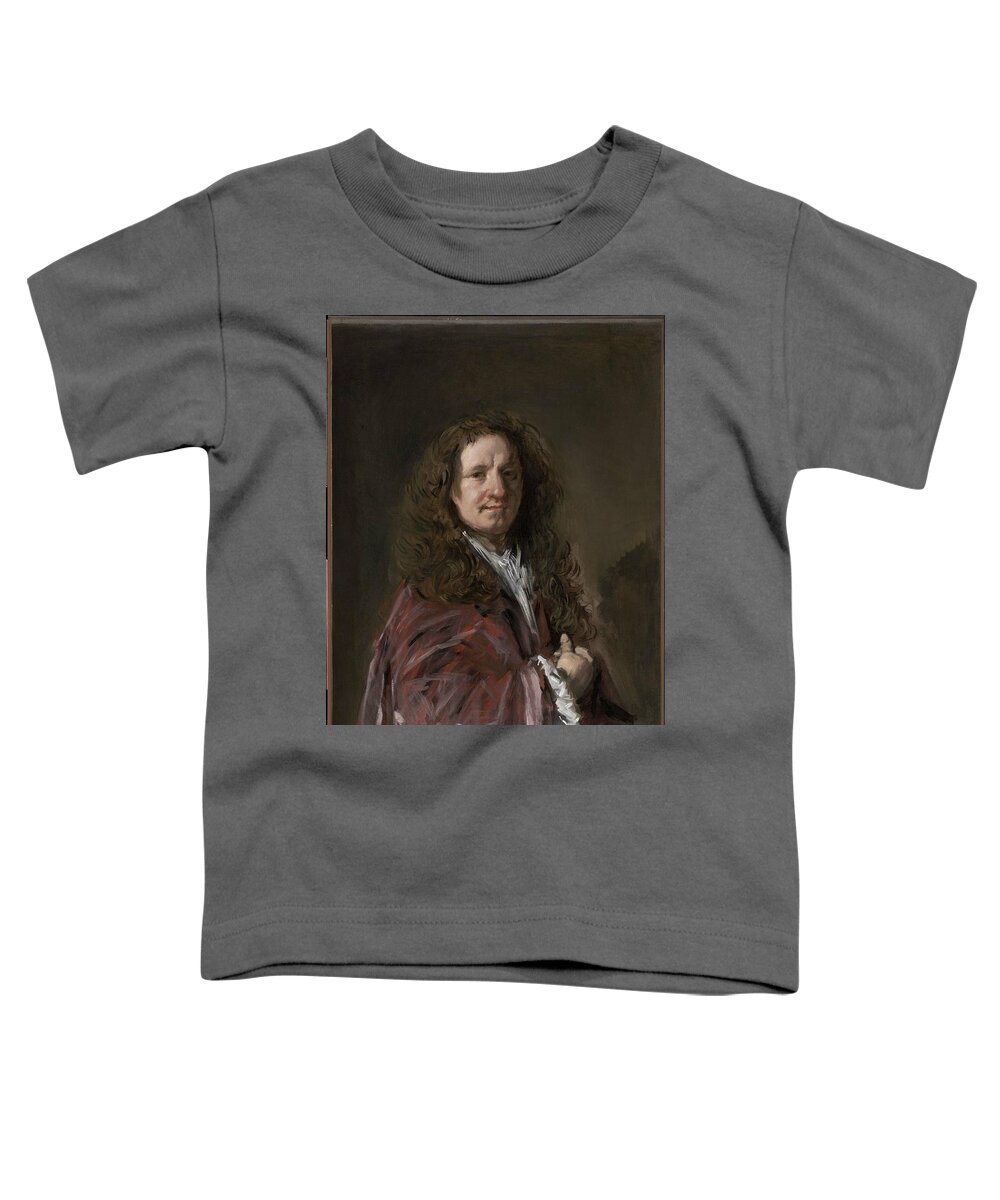 Portrait Of A Man About 1665 Frans Hals (dutch Toddler T-Shirt featuring the painting Portrait of a Man #7 by MotionAge Designs