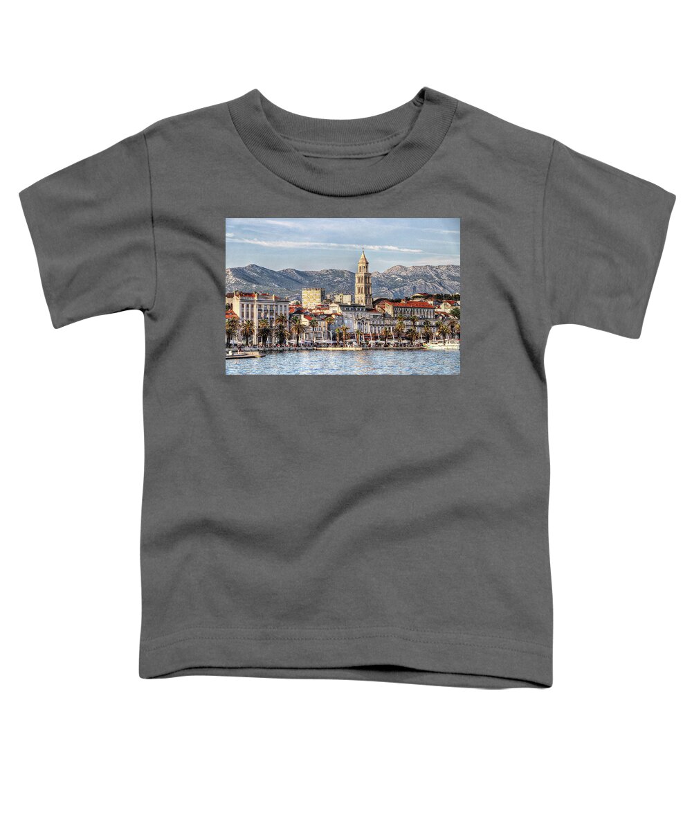 Split Croatia Toddler T-Shirt featuring the photograph Split Croatia #7 by Paul James Bannerman