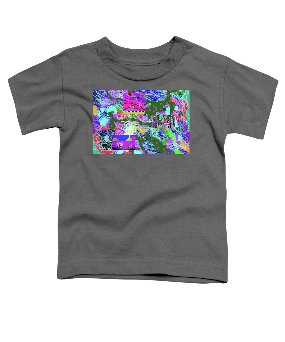 Walter Paul Bebirian Toddler T-Shirt featuring the digital art 8-4-2015a by Walter Paul Bebirian