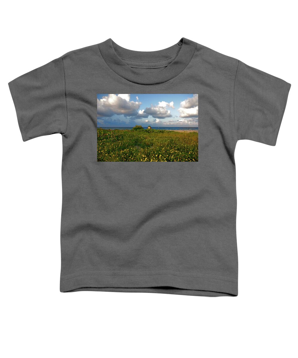 Sunflowers Toddler T-Shirt featuring the photograph 8- Sunflowers In Paradise by Joseph Keane