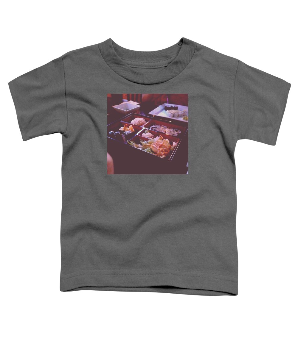 Sushi Toddler T-Shirt featuring the photograph Sushi #1 by Kamiyah Franks