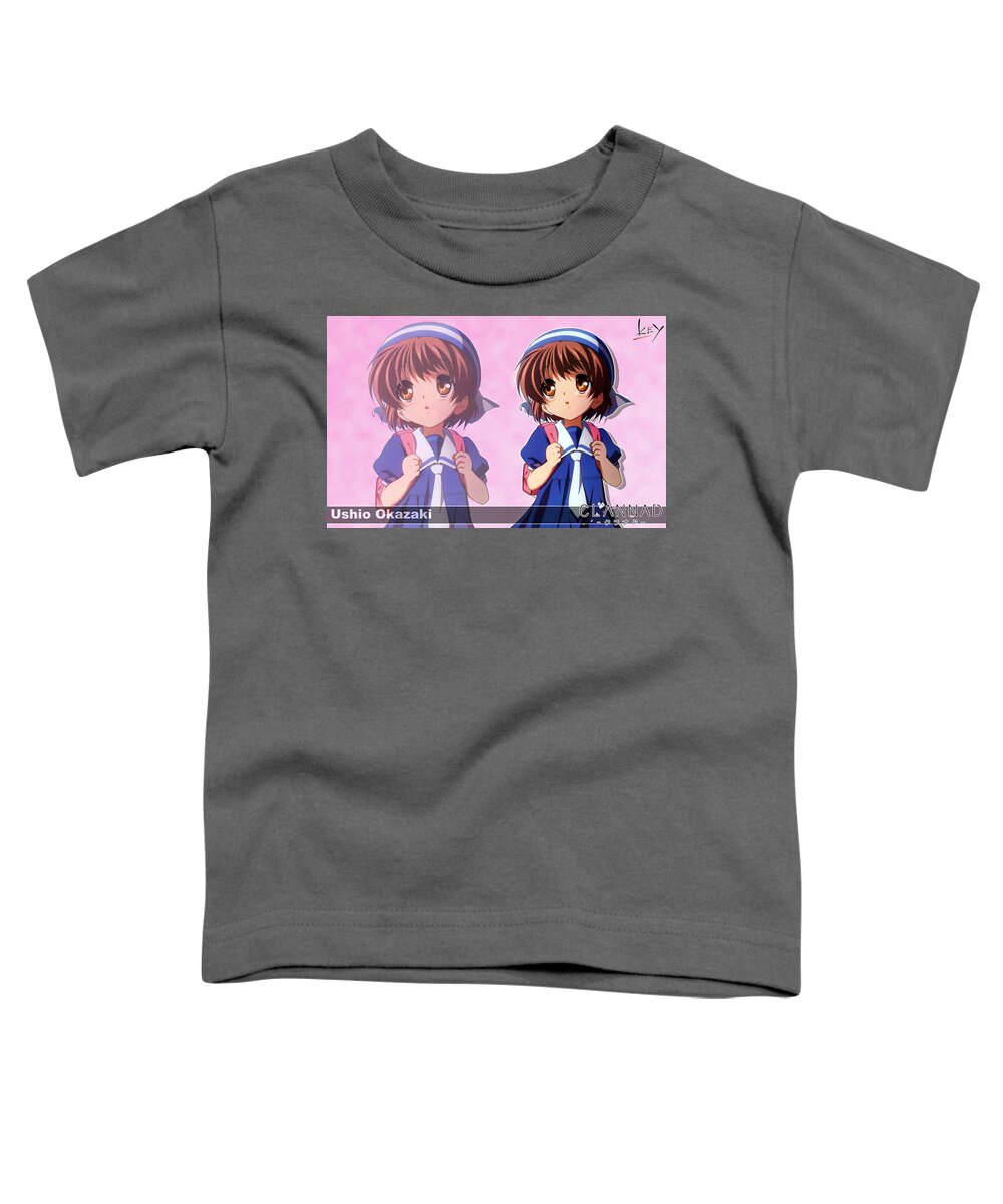 Clannad Toddler T-Shirt featuring the digital art Clannad #9 by Maye Loeser