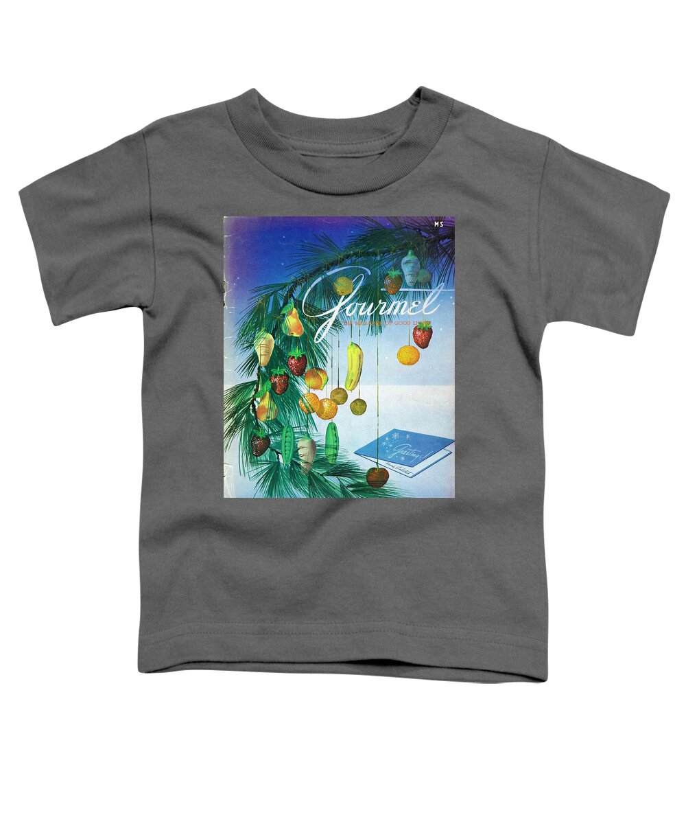 Food Toddler T-Shirt featuring the photograph A Gourmet Cover Of Marzipan Fruit by Henry Stahlhut