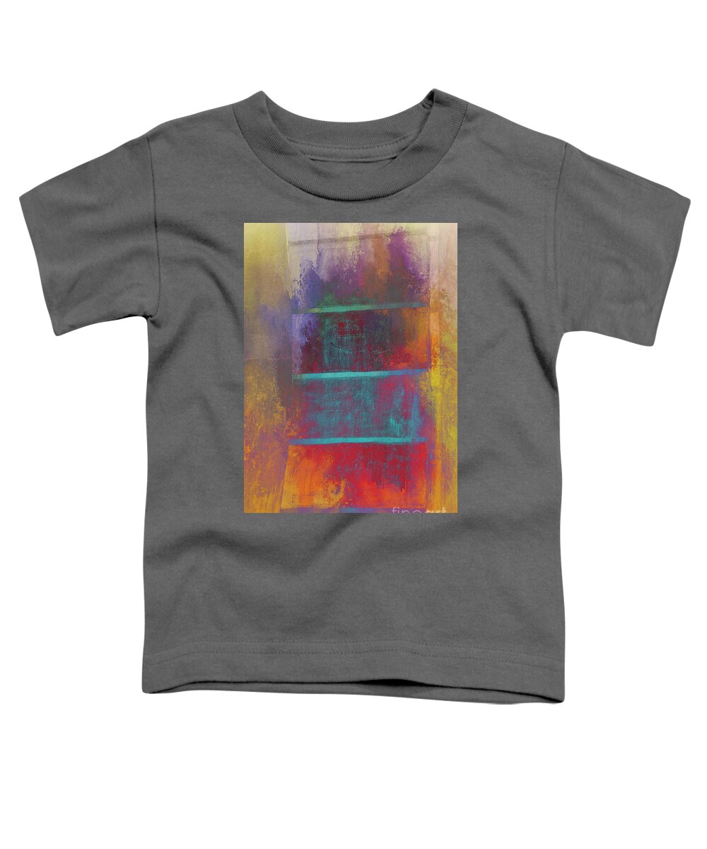 Abstract Toddler T-Shirt featuring the photograph A Splash of Color by Teresa Wilson