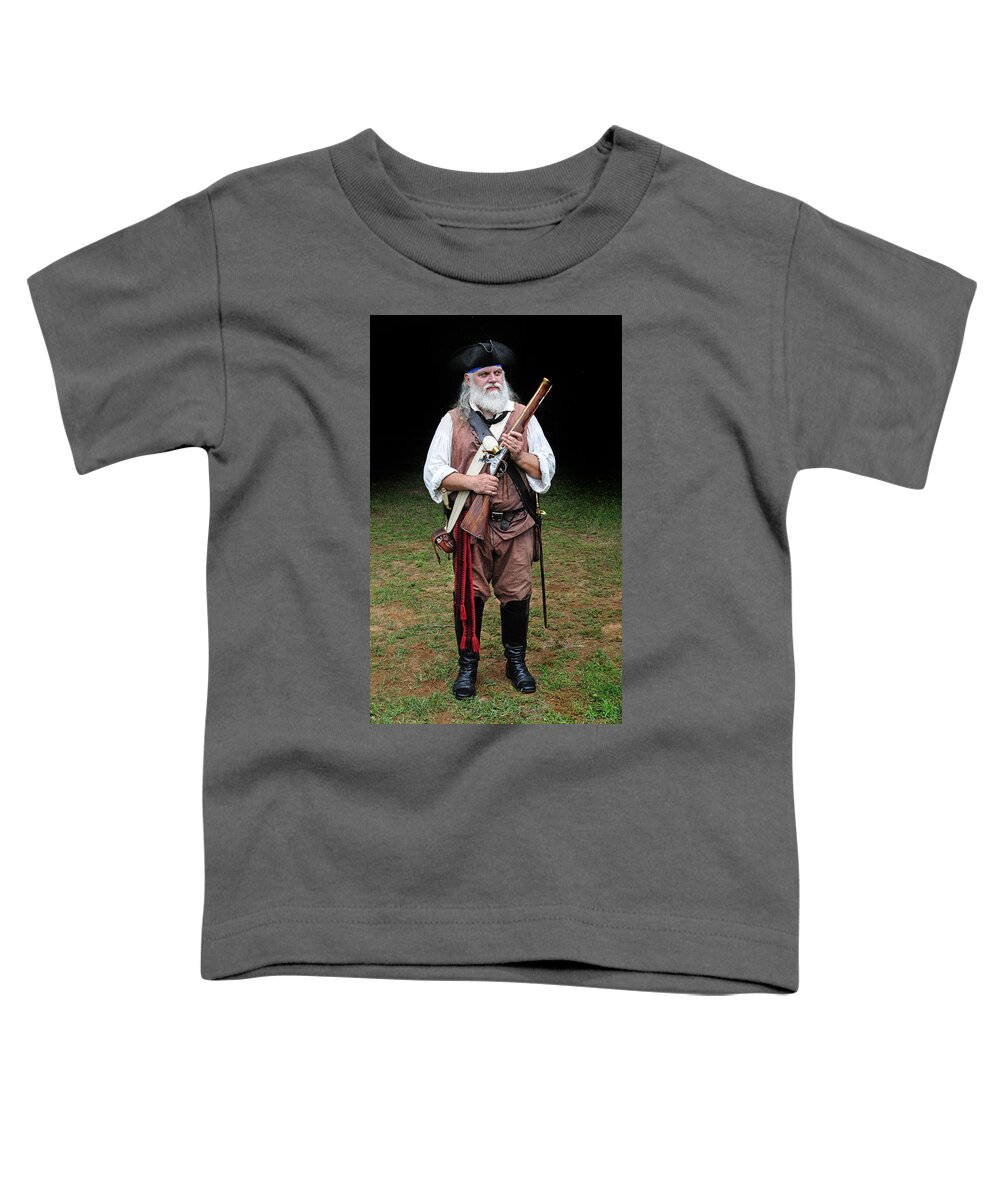 Tory Toddler T-Shirt featuring the photograph A Tory in the American Revolution by Dave Mills