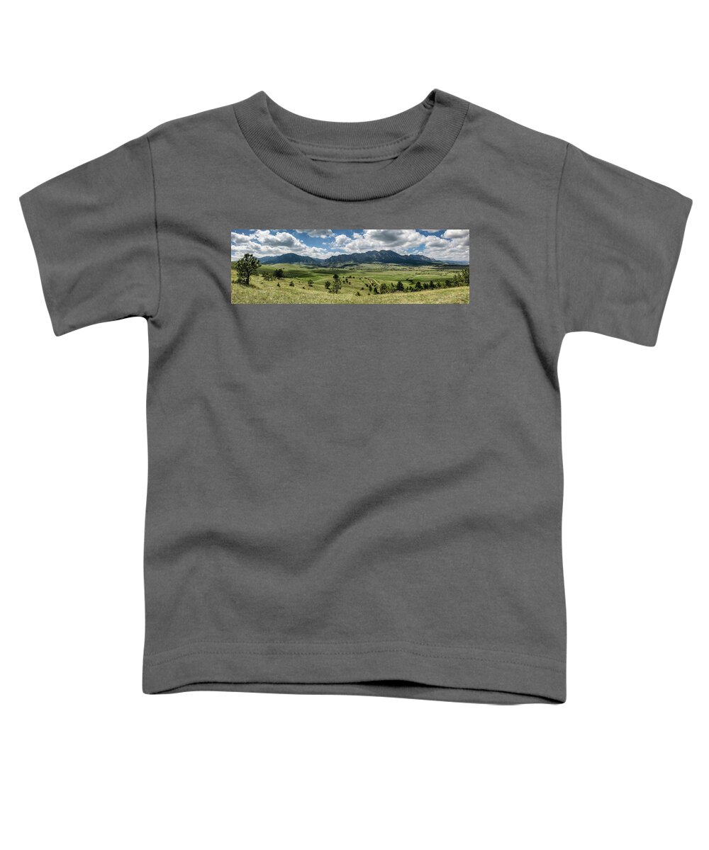 Colorado Toddler T-Shirt featuring the photograph A View of the Valley by Teresa Wilson