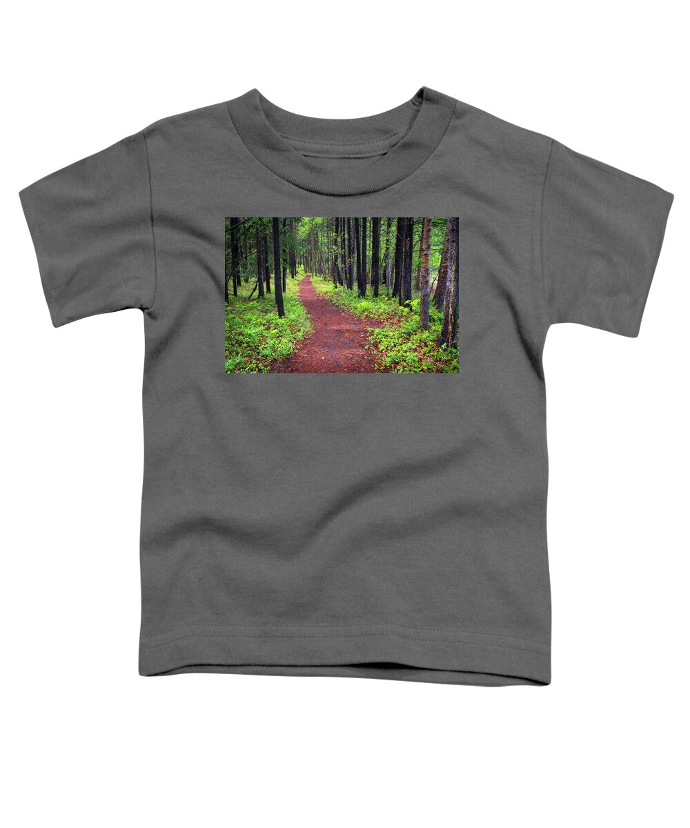 Forest Toddler T-Shirt featuring the photograph A walk in the Forest by Bill Cubitt