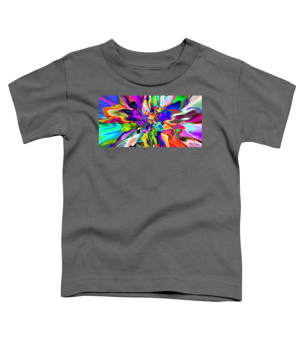 Abstract Toddler T-Shirt featuring the digital art Abstract 373 by Rolf Bertram