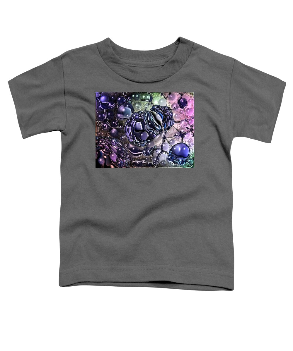  Toddler T-Shirt featuring the digital art Cancer Killing Microbe by Belinda Cox