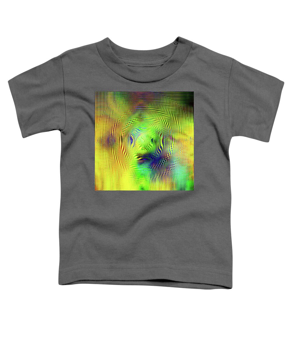 Glass Toddler T-Shirt featuring the digital art Abstract - Behind the Glass by Jon Woodhams