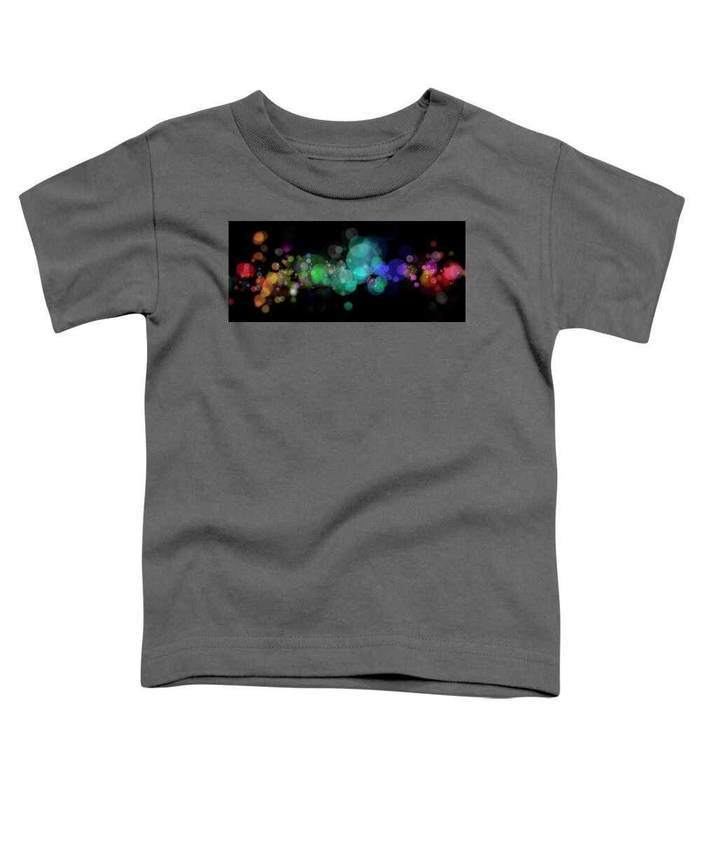 Abstract Toddler T-Shirt featuring the photograph Abstract circles by Les Cunliffe