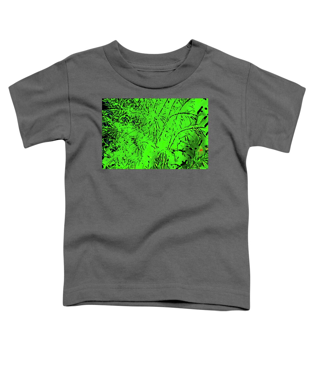 Dog Fennel Toddler T-Shirt featuring the photograph Abstract Dog Fennel by Gina O'Brien