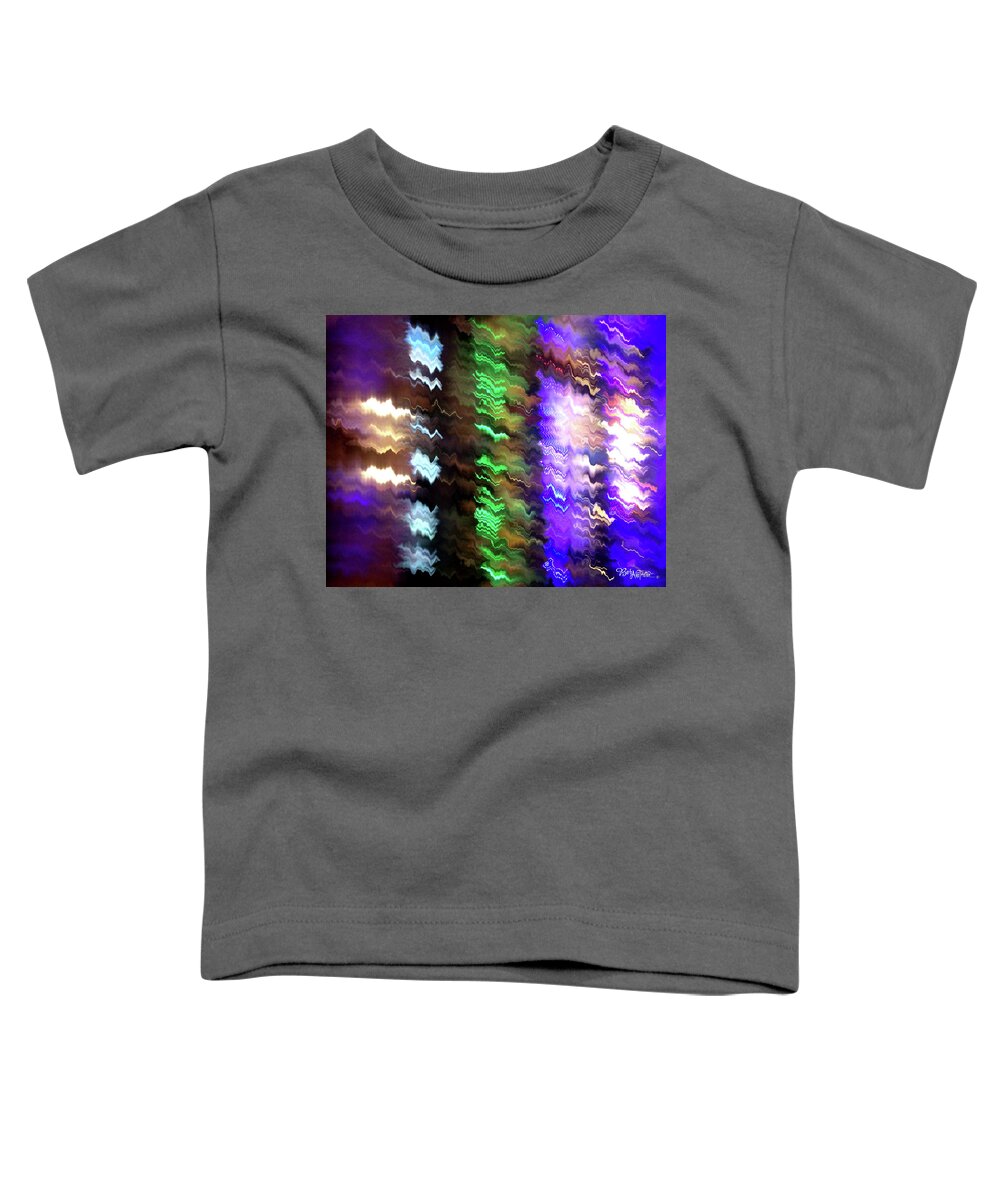 Waves Of Emotion Toddler T-Shirt featuring the photograph Abstract Waves of Emotion #0609_24 by Barbara Tristan