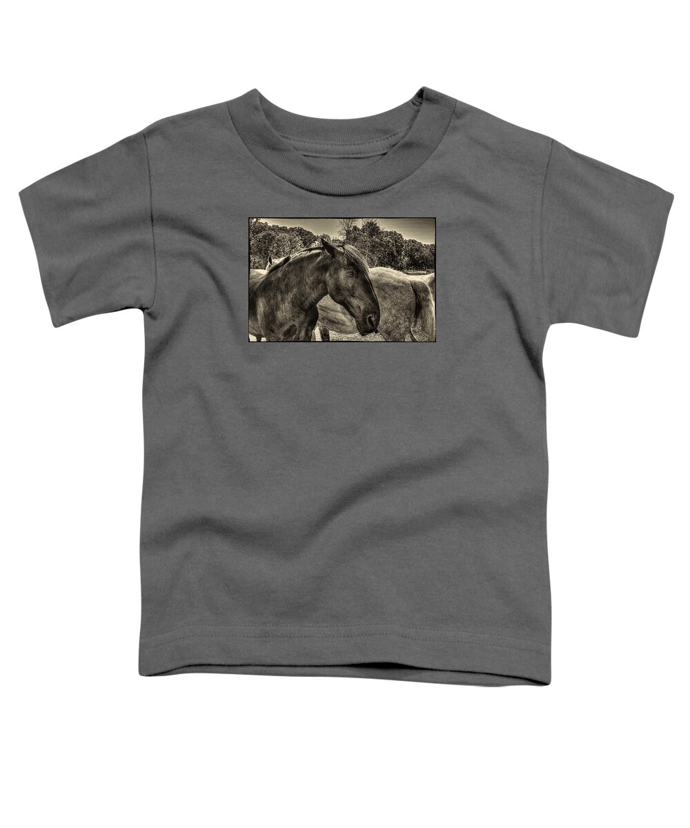Pictorial Toddler T-Shirt featuring the photograph After a Day at Work by Roger Passman