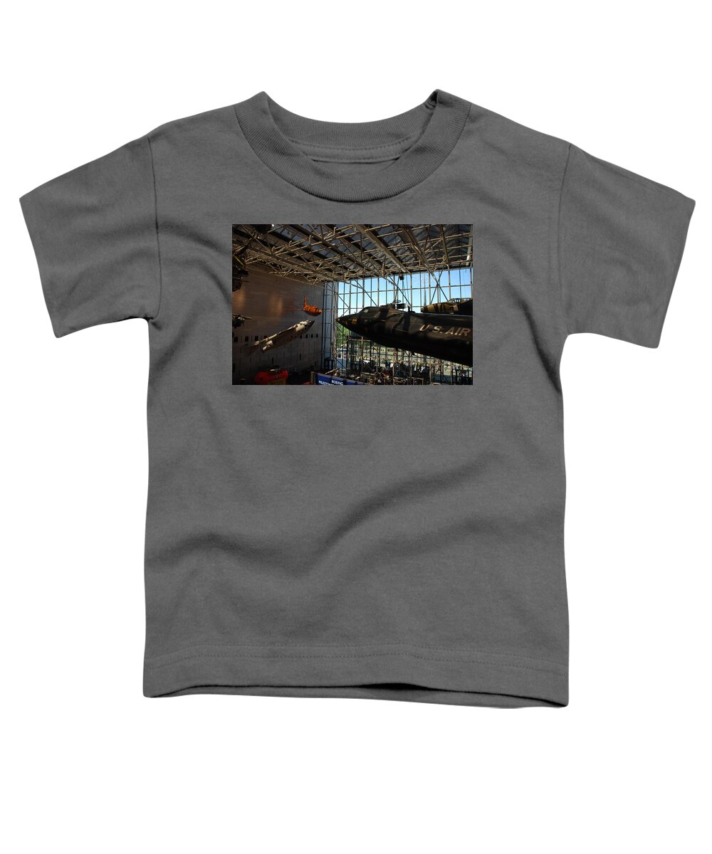 Air And Space Museum Toddler T-Shirt featuring the photograph Air and Space Museum by Kenny Glover