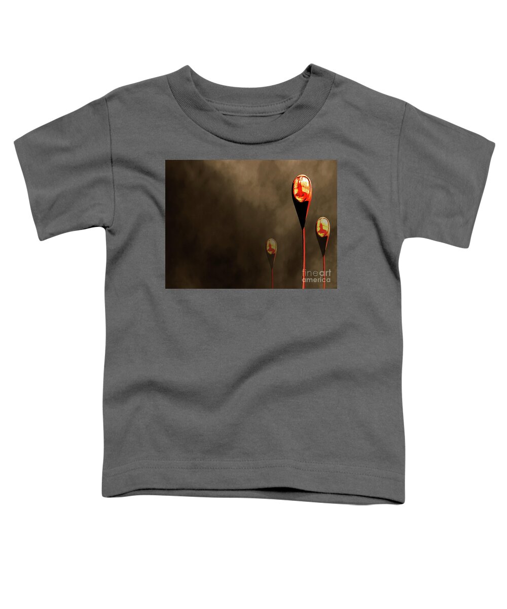 Digital Photo Art Toddler T-Shirt featuring the digital art Alien Surveillance 2 by Tim Richards