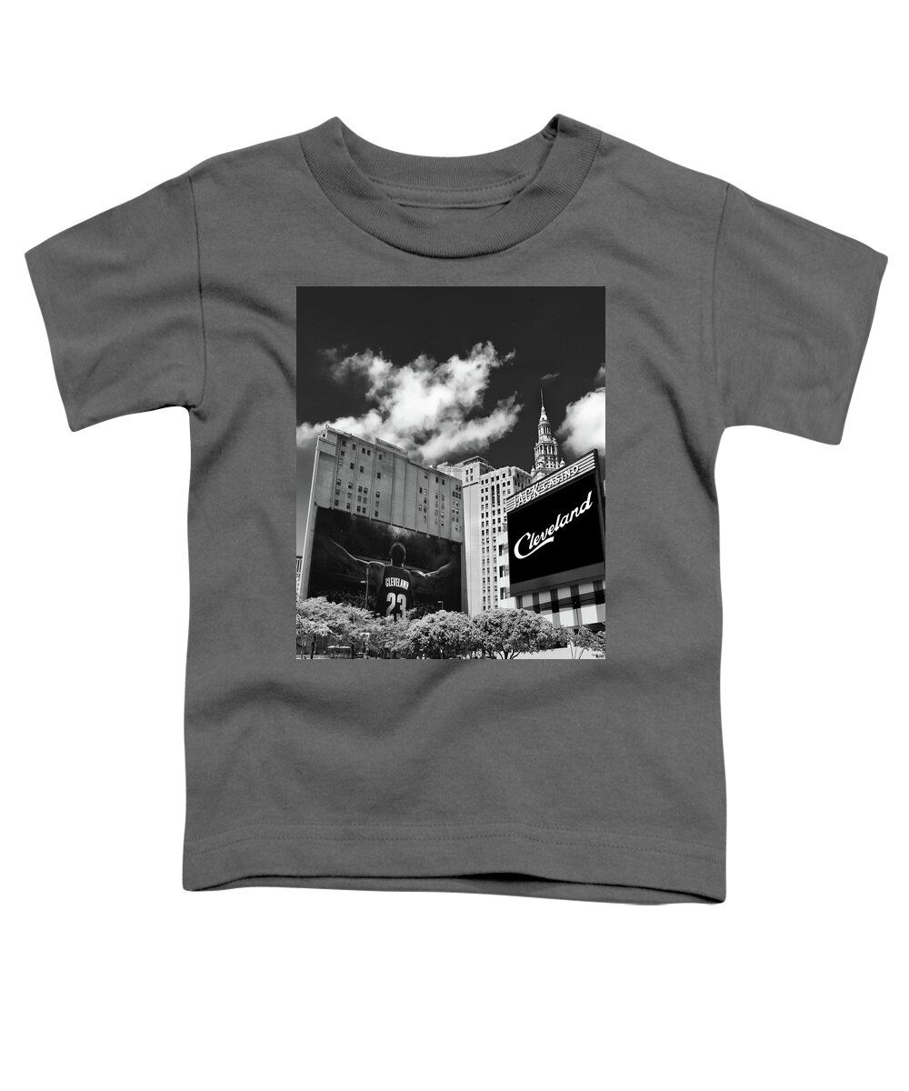 Cle Toddler T-Shirt featuring the photograph All In Cleveland by Kenneth Krolikowski