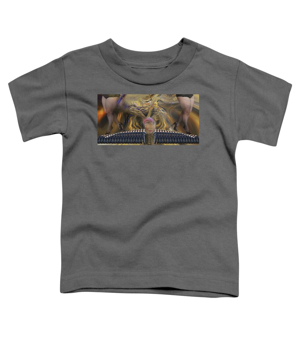 Mighty Sight Studio Toddler T-Shirt featuring the digital art Almost Twenty by Steve Sperry