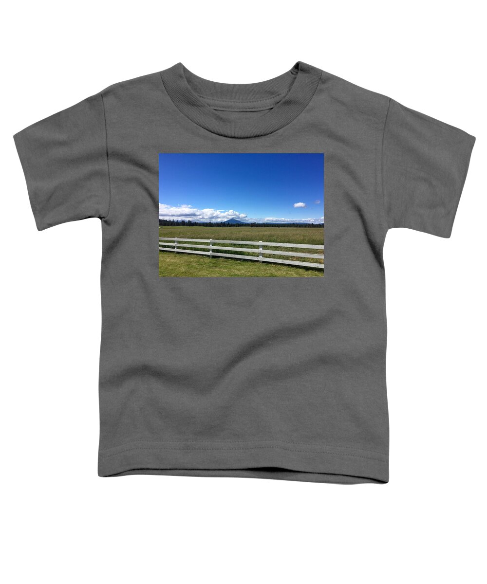 Fence Toddler T-Shirt featuring the photograph Along The Fence Line by Brian Eberly