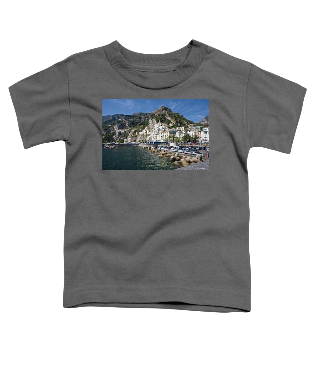 Port Toddler T-Shirt featuring the photograph Amalfi by Aivar Mikko