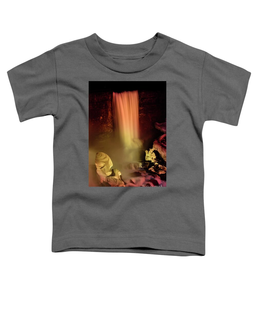 Spray Toddler T-Shirt featuring the photograph Amazing Ice Formations by Joann Long