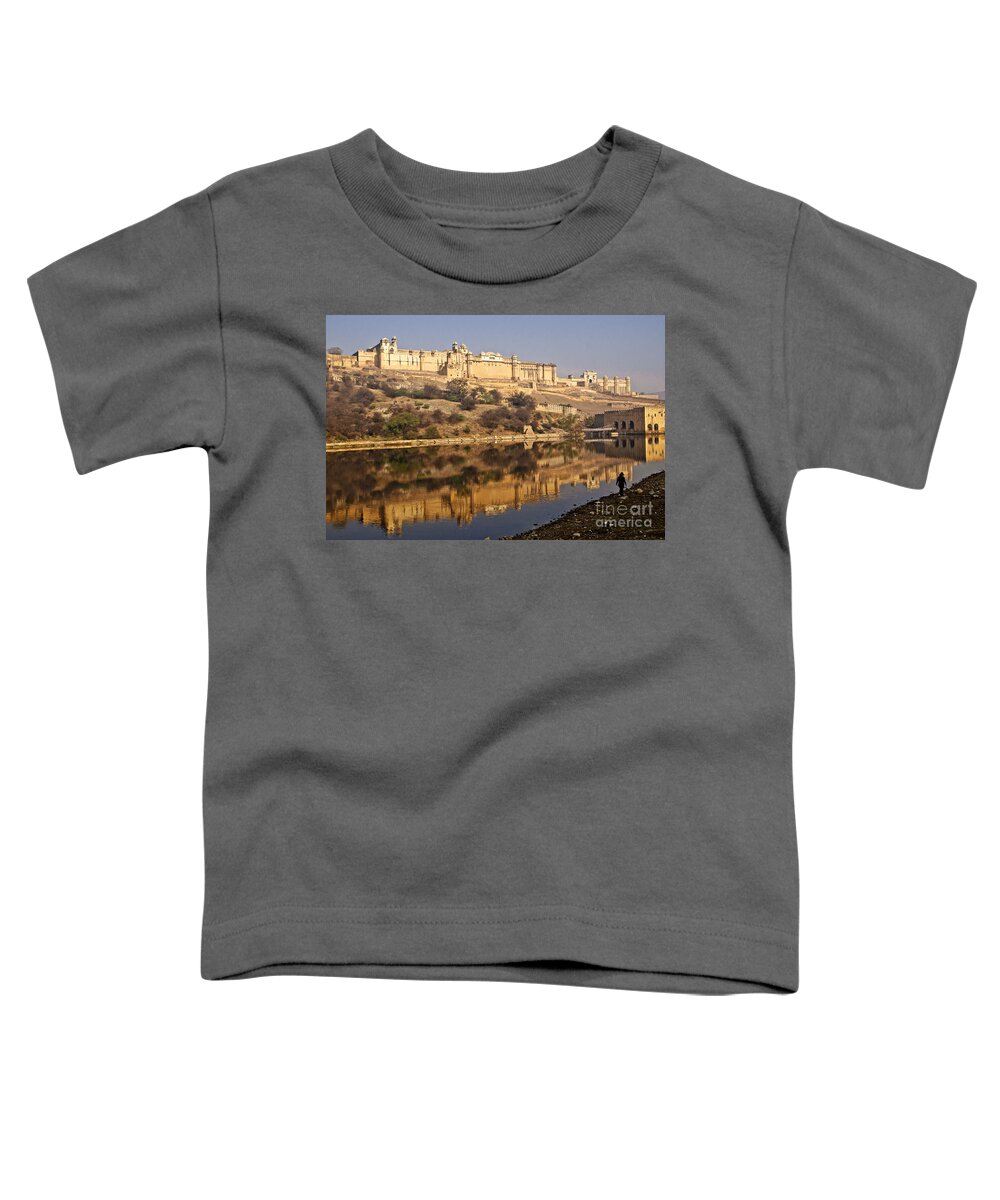 Amber Fort Toddler T-Shirt featuring the photograph Amber Fort by Elena Perelman