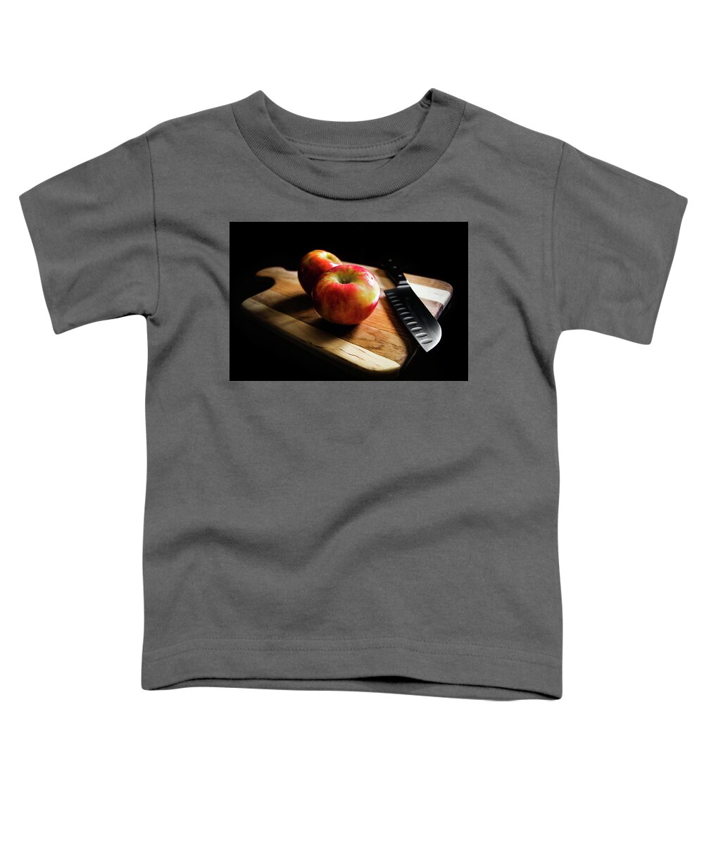 Blumwurks Toddler T-Shirt featuring the photograph An Apple Or Two by Matthew Blum