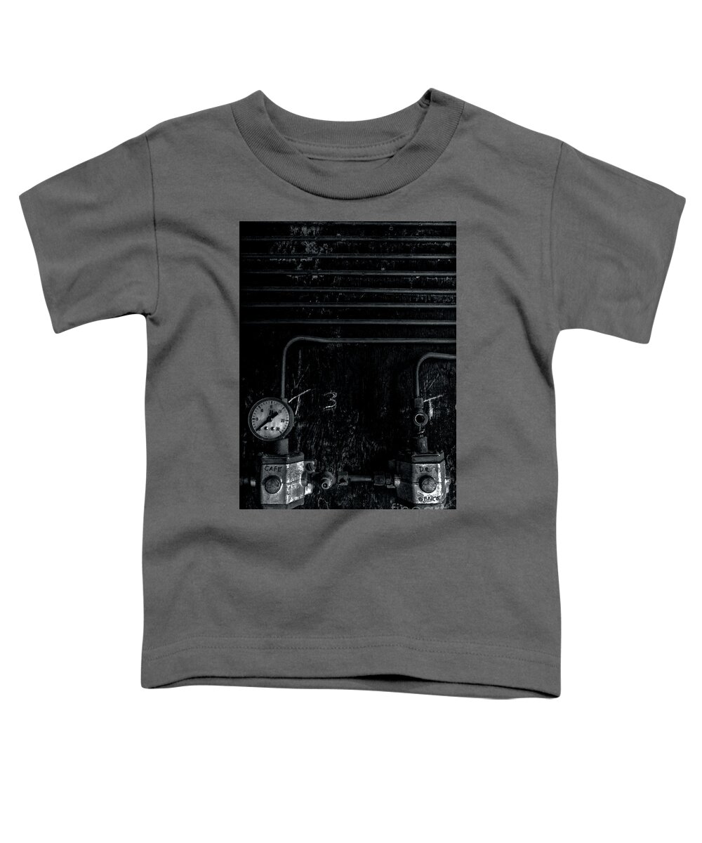Industrial Toddler T-Shirt featuring the photograph Analog Motherboard 3 by James Aiken