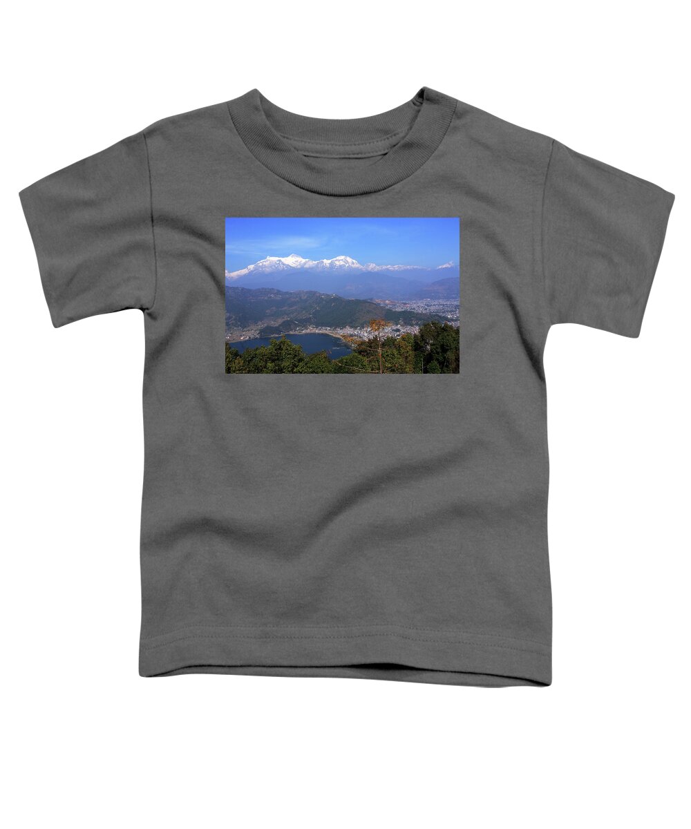 Himalayan Toddler T-Shirt featuring the photograph Annapurna Mountain Range by Aidan Moran