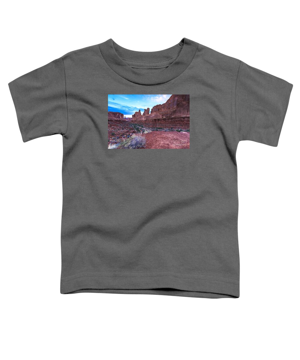 Arches Toddler T-Shirt featuring the photograph Arches Park Avenue by Ben Graham