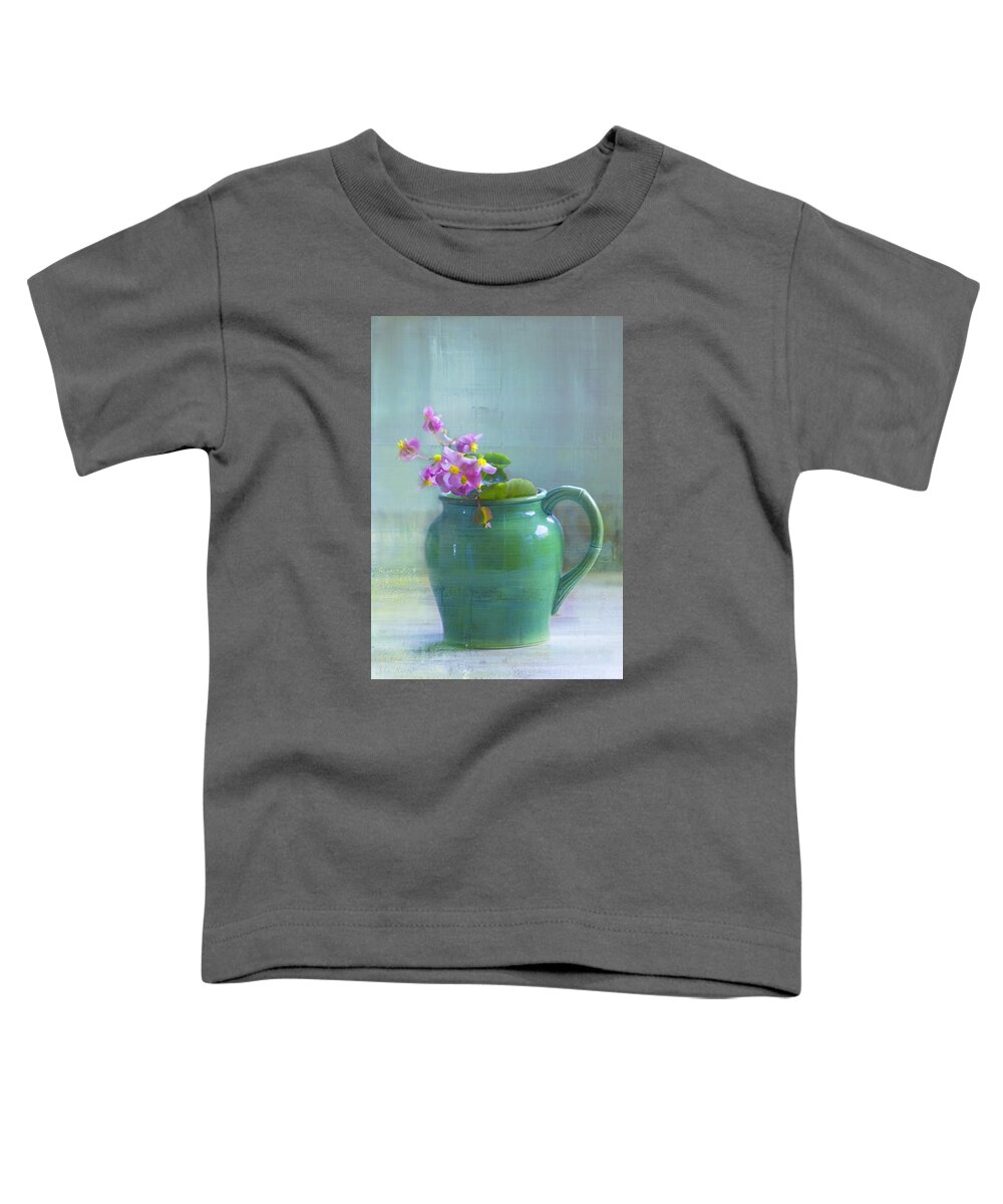 Begonia Toddler T-Shirt featuring the photograph Art of Begonia by John Rivera