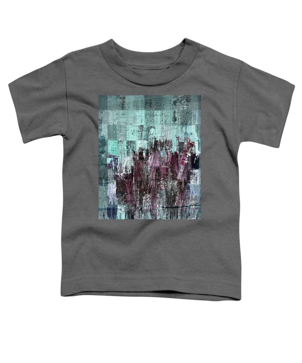 Abstract Toddler T-Shirt featuring the digital art Ascension - c03xt-161at2c by Variance Collections