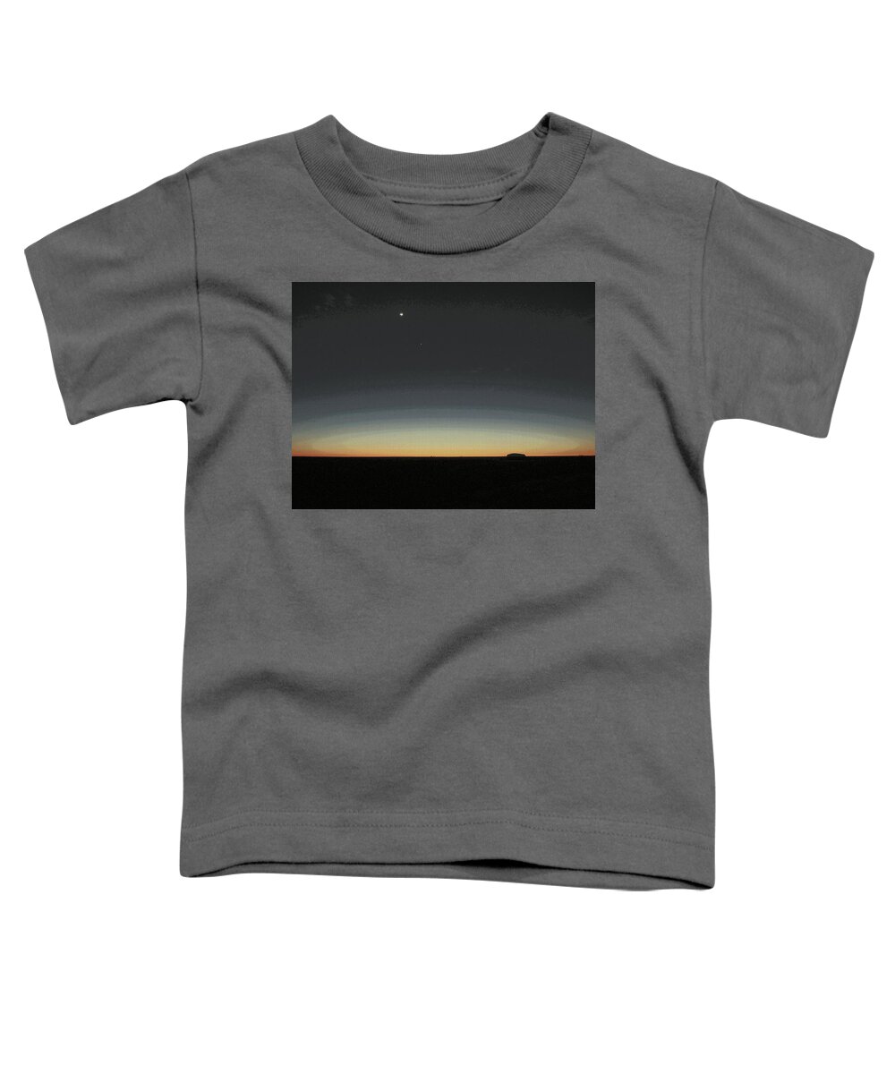 At Dusk Toddler T-Shirt featuring the painting At Dusk by Celestial Images