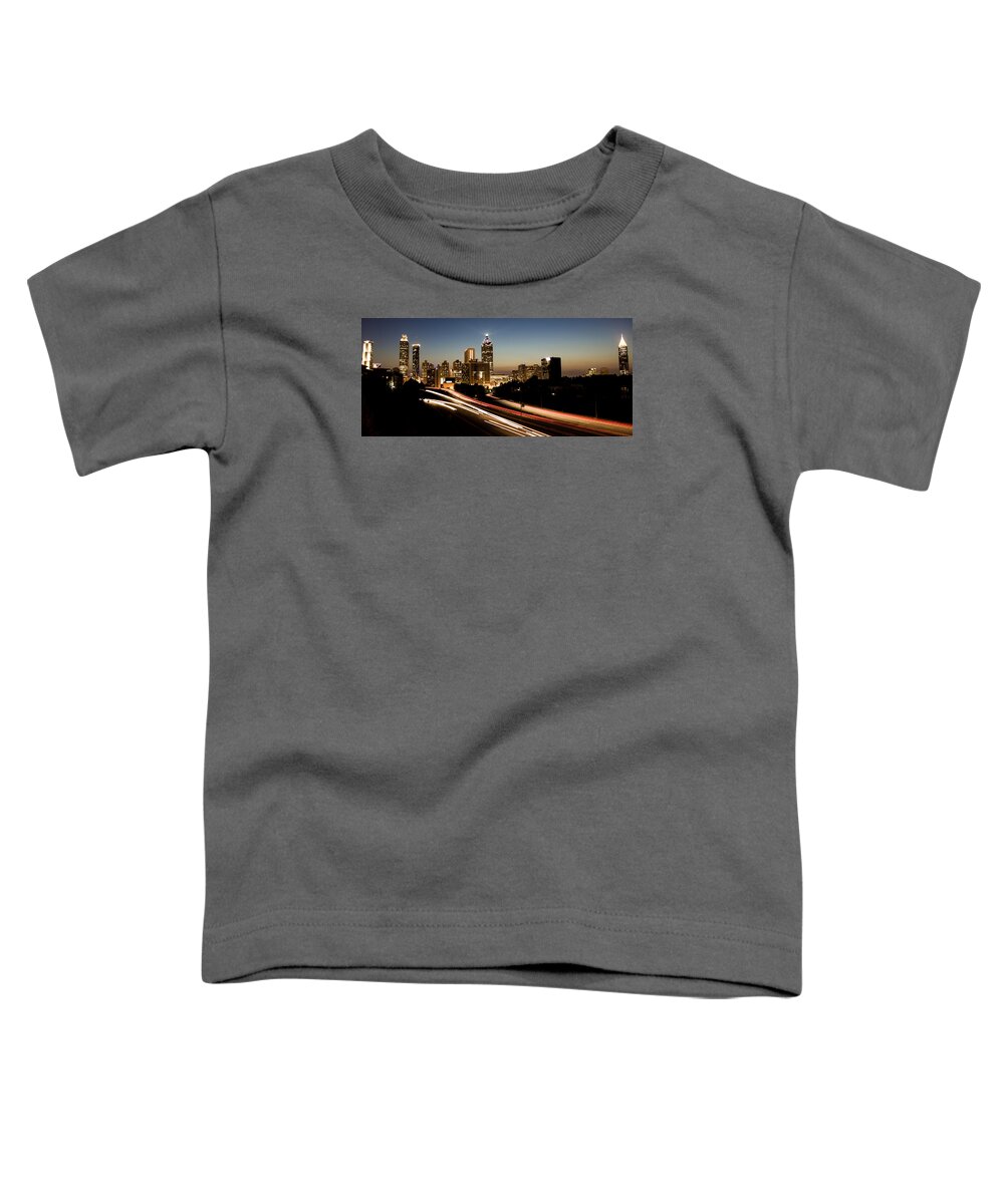 Atlanta Toddler T-Shirt featuring the photograph Atlanta by Mike Dunn