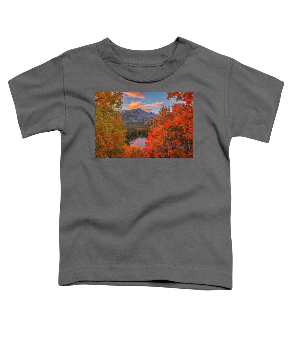 Autumn Toddler T-Shirt featuring the photograph Autumn's Breath by Darren White