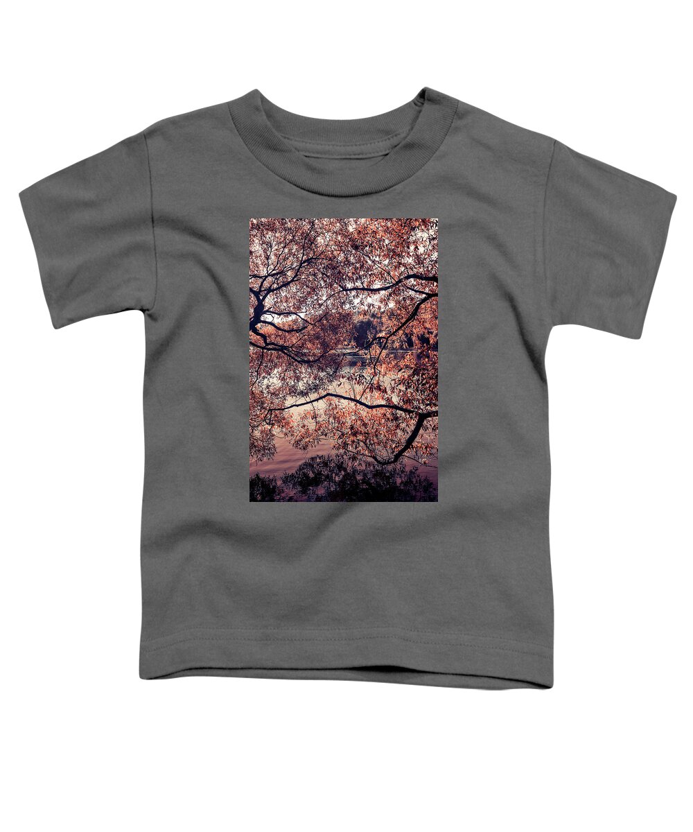 Jenny Rainbow Fine Art Photography Toddler T-Shirt featuring the photograph Autumn Mix. Airy Lace of Autumn by Jenny Rainbow