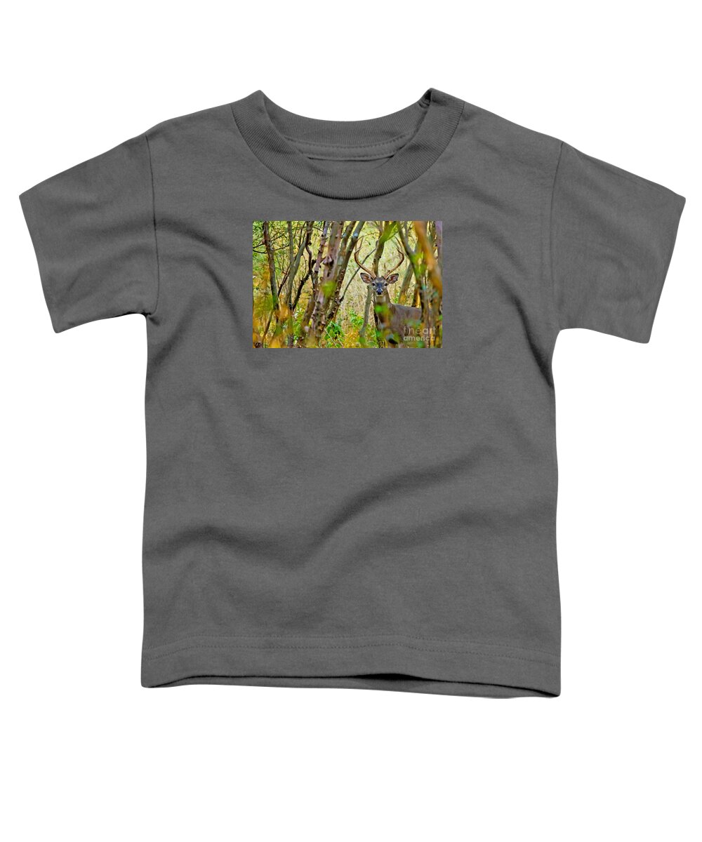 Michael Tidwell Photography Toddler T-Shirt featuring the photograph Bambi's Father by Michael Tidwell