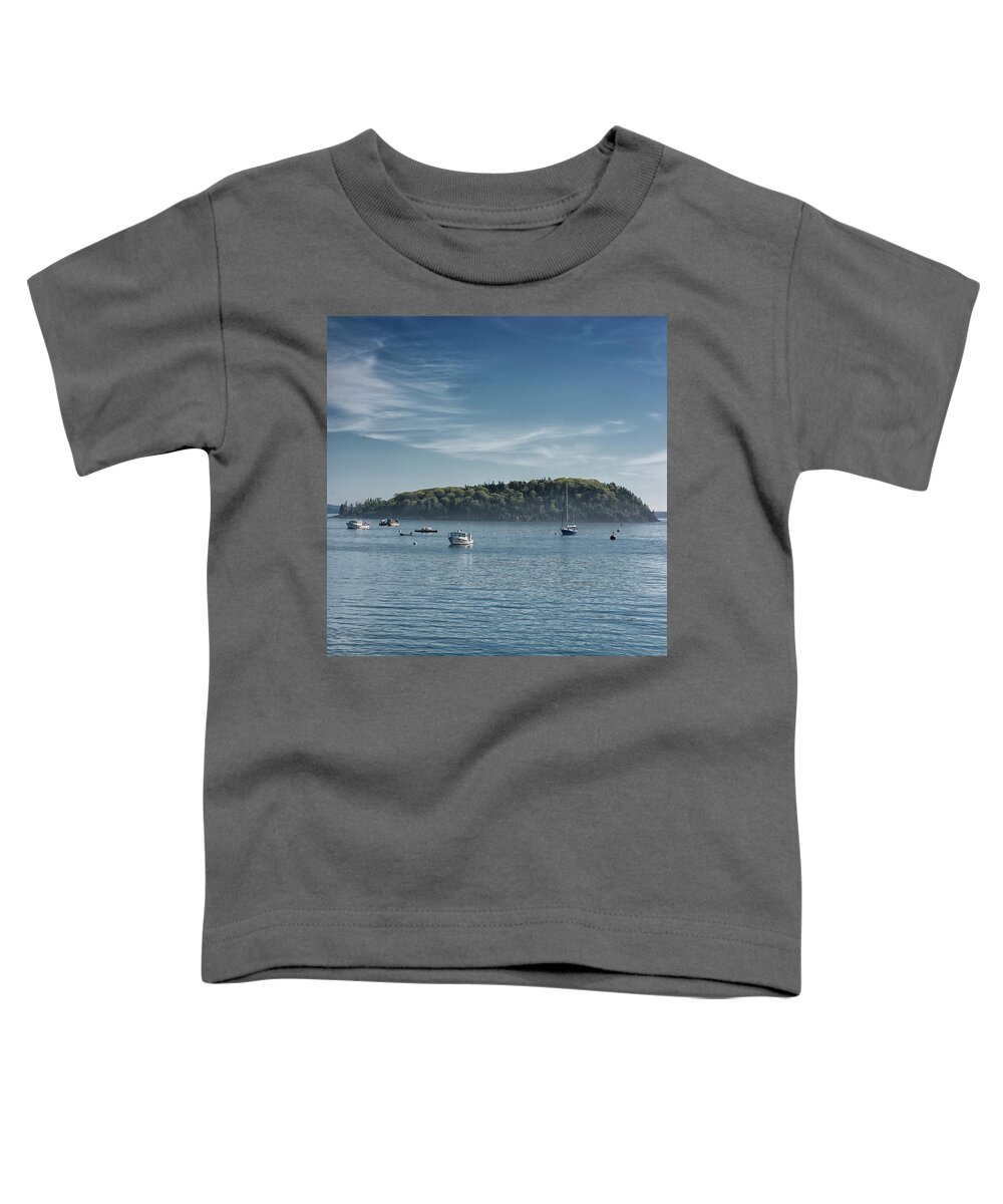 Maine Toddler T-Shirt featuring the photograph Bar Harbor Morning by Robert Fawcett