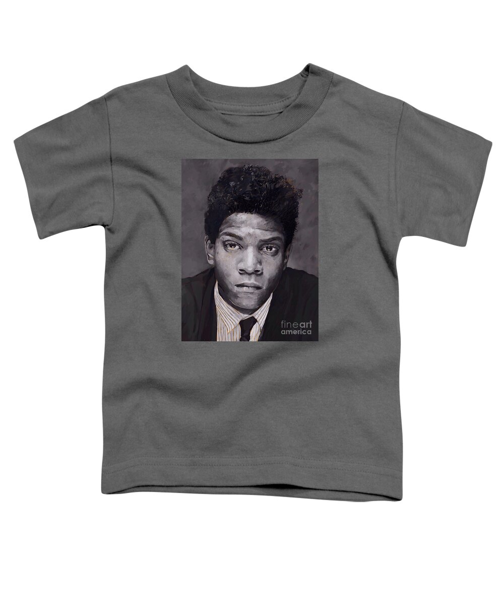 Basquiat Toddler T-Shirt featuring the digital art Basquiat by Joe Roache