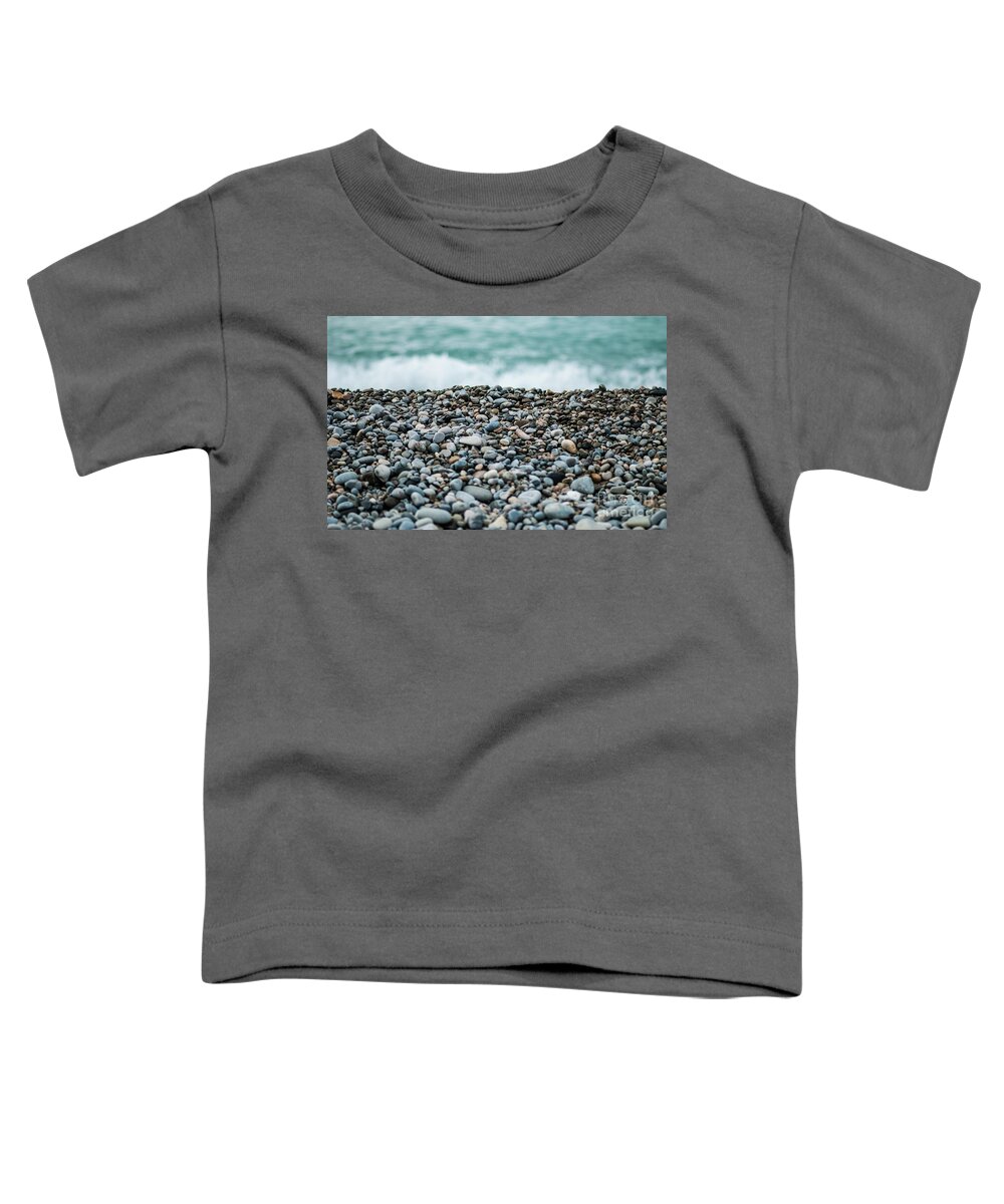 Photography Toddler T-Shirt featuring the photograph Beach Pebbles by MGL Meiklejohn Graphics Licensing