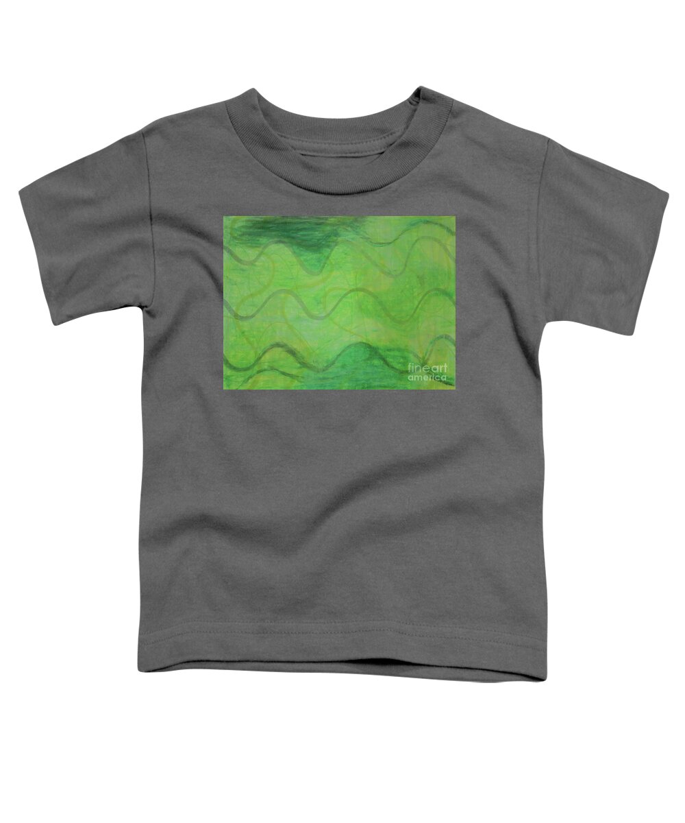 Beach Collection By Annette M Stevenson Toddler T-Shirt featuring the painting Beachday by Annette M Stevenson